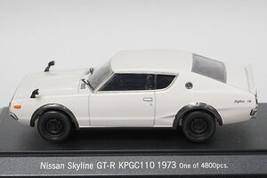 EBBRO エブロ 1/43 NISSAN 日産 スカイライン GT-R KPGC110 1973 ホワイト 43559