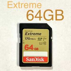 ★ 64GB SanDisk Extreme SDXCカード ★ SDカード サンディスク エクストリーム 170MB/s ★