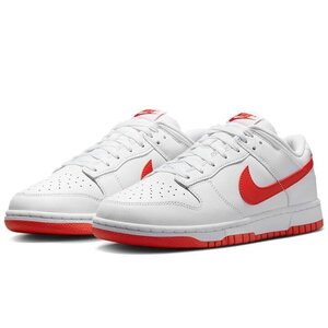 未使用 NIKE ナイキ DUNK LOW RETRO ダンク ロー レトロ 32cm ホワイト ピカンテレッド DV0831-103 箱付き 04