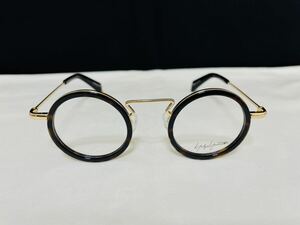 Yohji Yamamoto ヨウジ ヤマモト 眼鏡フレーム YY1003 127 伊達眼鏡 サングラス ボストン ラウンド 人気モデル 鼈甲柄 未使用 美品