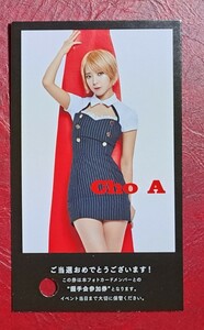 AOA チョア Ace Of Angels トレカ フォトカードB 即決 握手券 使用済 穴有り Choa トレーディングカード 日本盤 Photocard #AOA #CHOA