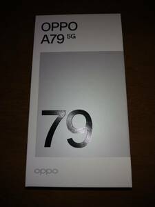 新品（ほぼ未使用） OPPO A79 5Gワイモバイル ミステリーブラック 一括購入　残債なし