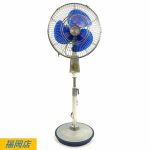 National F-30VR ELECTRIC FAN ナショナル 羽根径:30cm 3枚羽根 大型扇風機 送風OK 首振りOK 動作/状態説明あり＊現状品【福岡】