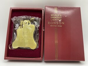 ■未使用保管品【PEACE × RONSON ピース ロンソン ゴールドカラー Banjo1927 限定コラボモデル ワンモーションライター バンジョー 箱付き