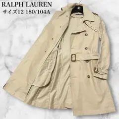 良品　RALPH LAUREN トレンチコート　ダブルブレスト　ベルト類完備