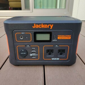 Jackery　ジャクリ　Captain708　 ポータブル電源　 アウトドア　防災　大容量　ポータブルバッテリー