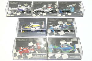 7719K/本体美品 MINICHAMPS ミニチャンプス 1/43 7台セット/デトマソ フォード・ホンダ RA107・FW11B・ベネトン フォード・BMW Sauber