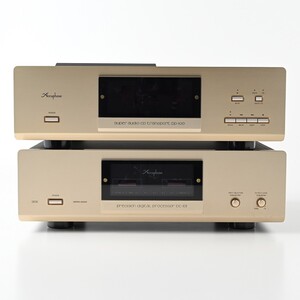 【通電確認済】Accuphase DP-100+DC-101 リモコン他付属品付 トランスポート/デジタルプロフェッサー アキュフェーズ SACDプレーヤー