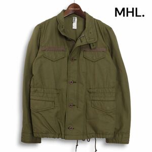 MHL. × ALPHA マーガレットハウエル × アルファ 通年 M-65 ミリタリー フィールド ジャケット Sz.2　レディース カーキ　K4T01271_8#O