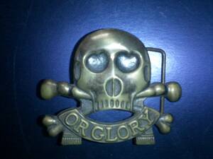 ★　チョッパー　デス オア グローリー 　ビンテージ 　バックル　 DEATH OR GLORY 　Vintage 　SKULL Buckle スカル　ドクロ　Ｒ＆Ｒ　☆