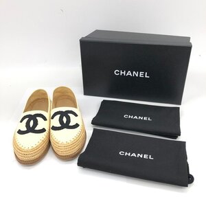 CHANEL シャネル エスパドリーユ BG33559 サイズ35 箱あり 保存袋あり【DAATB008】