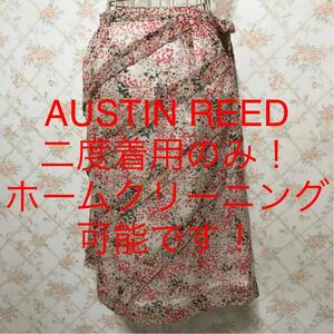 ★AUSTIN REED/オースチンリード★二度着用のみ★スカート38(M.9号)総柄 ボトムス