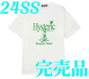 即決 未使用 24SS 最新作 ヒステリックグラマー THIRSTY GIRL Tシャツ ガールプリント Tシャツ Lサイズ (2)