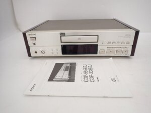 SONY ソニー CDプレーヤー CDP-555ESJ 説明書付 ∽ 71009-3