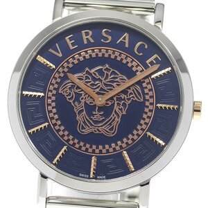 ヴェルサーチ VERSACE VEK400821 エッセンシャル クォーツ レディース 美品 箱付き_793377