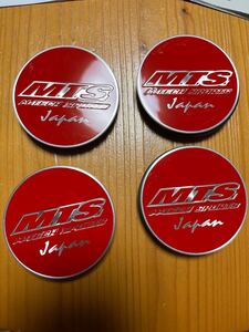 MTS Mテクノ　センターキャップ 未使用品　4枚セット　レッド　6穴用