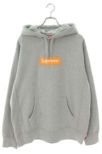 シュプリーム パーカー 17AW Box Logo Hooded Sweatshirt サイズ:XL ボックスロゴプルオーバーパーカー 中古 NO05