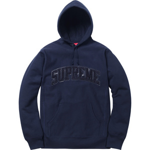 【新品未使用】Supreme Patent Arc Logo Navy L