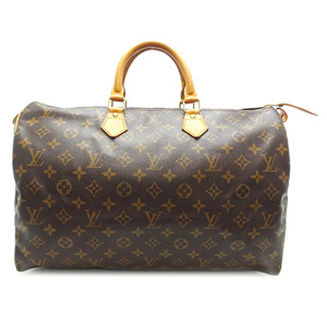 ［飯能本店］LOUIS VUITTON LV ルイ・ヴィトン スピーディ 40 M41522 (廃番) ボストンバッグ モノグラム エベヌ (ブラウン系) DH79405