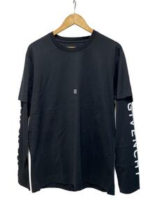 GIVENCHY◆長袖Tシャツ/M/コットン/BLK/BM71G53YAM