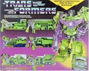 新即!送無/デバスター/デバステーター　Devastator/トランスフォーマーＧ1　/　海外流通版●到着まで6週間●