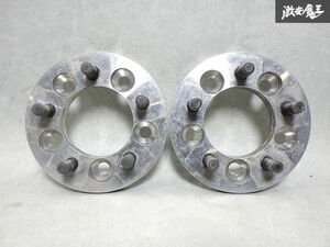 程度良好！KICS キックス ワイドトレッドスペーサー ワイトレ 2枚 15mm 5穴 PCD100 ハブ径 約73ｍｍ M12×P1.5 汎用品 即納