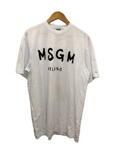 MSGM◆Tシャツ/XS/コットン/WHT/2000MDA510