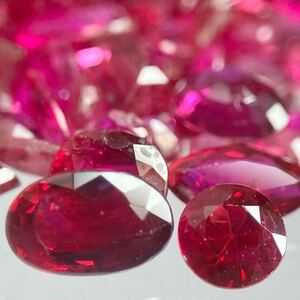 ［天然ルビーおまとめ］ J 50ct 裸石 宝石 コランダム corundum jewelry ジュエリー ruby 紅玉 EA1 ②