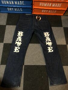 A BATHING APE DENIM OG PANTS SIZE M NIGO アベイシングエイプ デニム