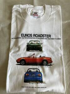 希少 未使用 ユーノスロードスター10万台記念Tシャツ Lサイズ