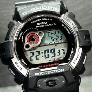 CASIO カシオ G-SHOCK ジーショック GW-8900-1 腕時計 タフソーラー 電波ソーラー デジタル 多機能 ブラック ステンレススチール 稼働品