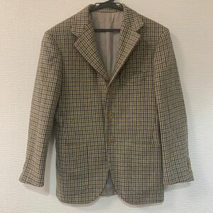 美品 LIVERANO&LIVERANO リヴェラーノ チェック ジャケット テーラードジャケット