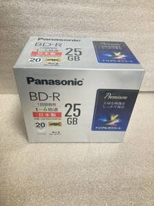 新品 Panasonic パナソニック 1回録画用 ブルーレイ ディスク BD-R 25GB 1～6倍速 20枚パック トリプルタフコート LM-BR25MP20