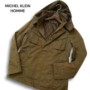 MICHEL KLEIN HOMME ミッシェルクラン オム 秋冬★ M-65 ライナー付き★ ミリタリー ジャケット Sz.48 メンズ　C4T09533_A#N