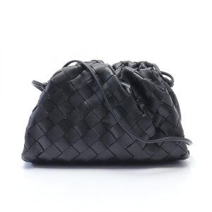 ボッテガヴェネタ ミニ ザ ポーチ ブランドオフ BOTTEGA VENETA レザー ショルダーバッグ レザー レディース