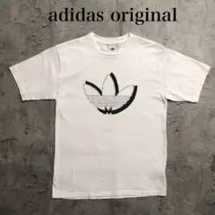 adidas アディダス　オリジナル　ビッグロゴ　フロントティーシャツ　 XL