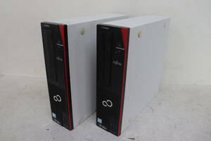 Y12/052 FUJITSU 富士通 FMVD3300HP/FMVD1505MD デスクトップPC 2点セット Core i5 7500 3.4GHz/6500 3.2GHz 現状品