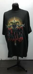 90sデッドスト ウ゛ィンテー新品スレーヤー　Slayer 90代コレクタレア品 スレイヤバンド MADE IN USA 半袖T-シャツ　#90ｓ 【XL】