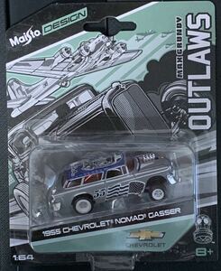 ★送料無料! マイスト1955 シボレー ノマド ガッサー ラスト! CHEVROLET NOMAD GASSER 1/64 Outlaws