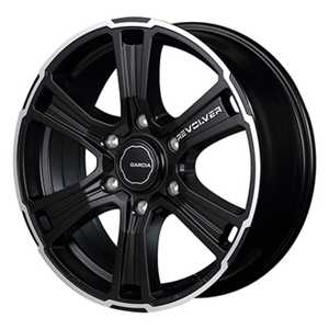 YOKOHAMA GEOLANDAR A/T G015 P265/70R16 Garcia SS REVOLVER セミグロスブラック 16インチ 6.5J+38 6H-139.7 4本セット