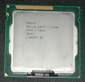 4コア8スレッド Core i7 2600K LGA1155