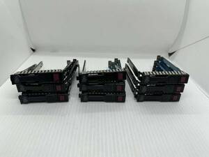 s1042) 9個セットHP 651687-001 2.5インチ HDDマウンタ Tray Caddy ラベル 300GB 10K SAS 653955 複數在庫