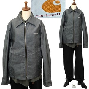 ★【美品 00s 国内正規品】名作 Carhartt カーハート コットンポリエステル しっかりとした生地感 スウィングトップ ジップジャケット L