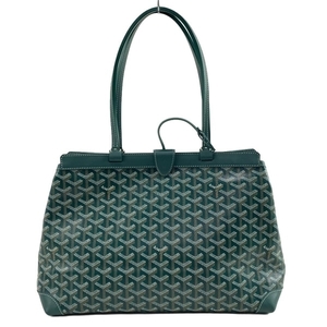 ゴヤール GOYARD トートバッグ ベルシャスPM レザー グリーン LME020231 美品 バッグ