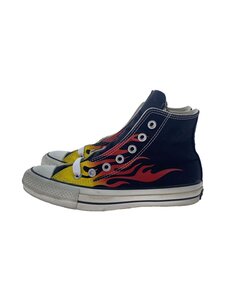 CONVERSE◆ハイカットスニーカー/23cm/BLK/キャンバス/1CL507/ファイヤーパターン