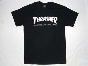 JB即決 THRASHER スラッシャー 定番 MAG LOGO マガジンロゴ Tシャツ 黒 ブラック Sサイズ 新品 VANS 90 80 ANTIHERO