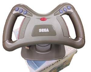 美品 SEGA セガサターン レーシングコントローラー HSS-0115 SEGA SATURN ハンドル 箱付 