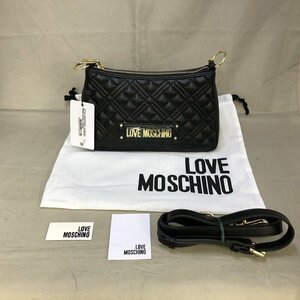 【未使用に近い】LOVE MOSCHINO JC4135PP9ELA0000 2wayハンドバッグ（管理番号：046104）