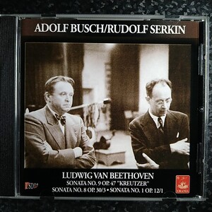 e（URANIA）ブッシュ&ゼルキン　ベートーヴェン　ヴァイオリン・ソナタ第1,8,9番　クロイツェル　Busch Serkin Beethoven Violin Sonatas