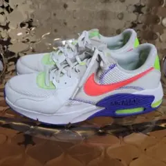 Nike Air Max ホワイト ネオンカラー スニーカー27.5cm